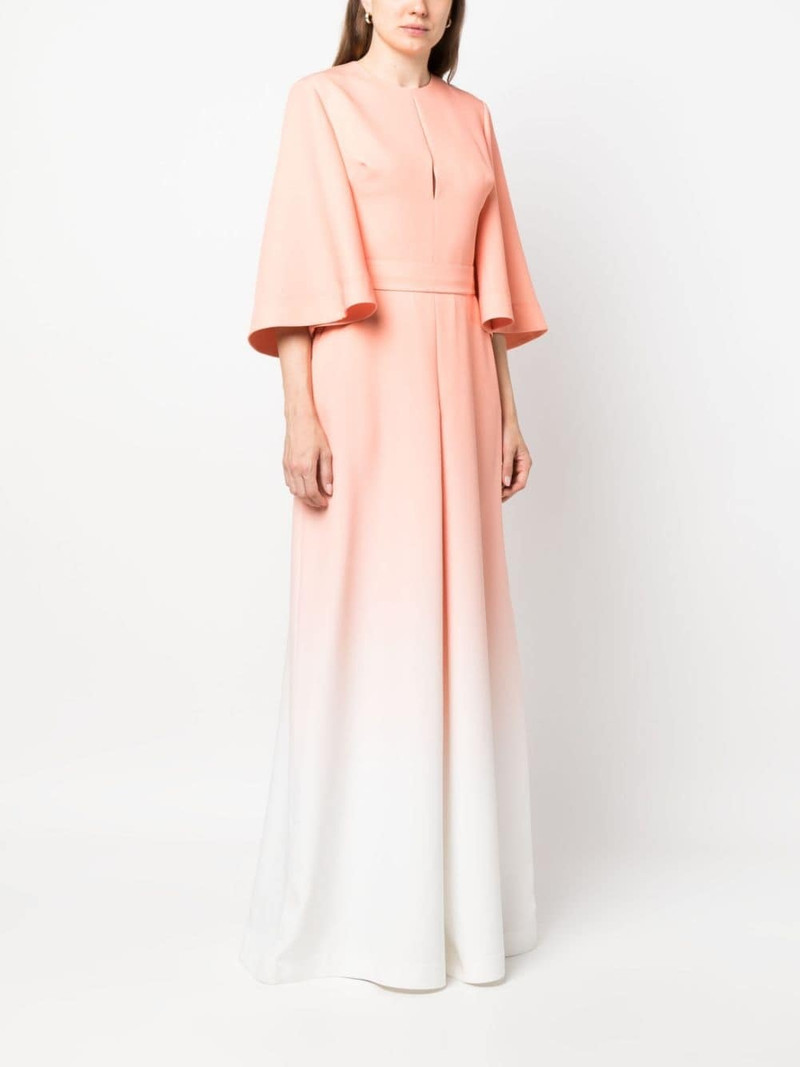 gradient-effect silk jumpsuit 3