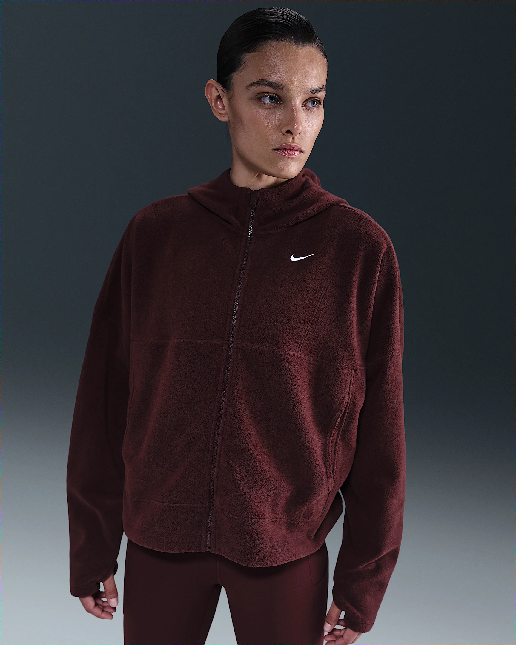 Nike One Women's Therma-FIT Full-Zip Top - 1