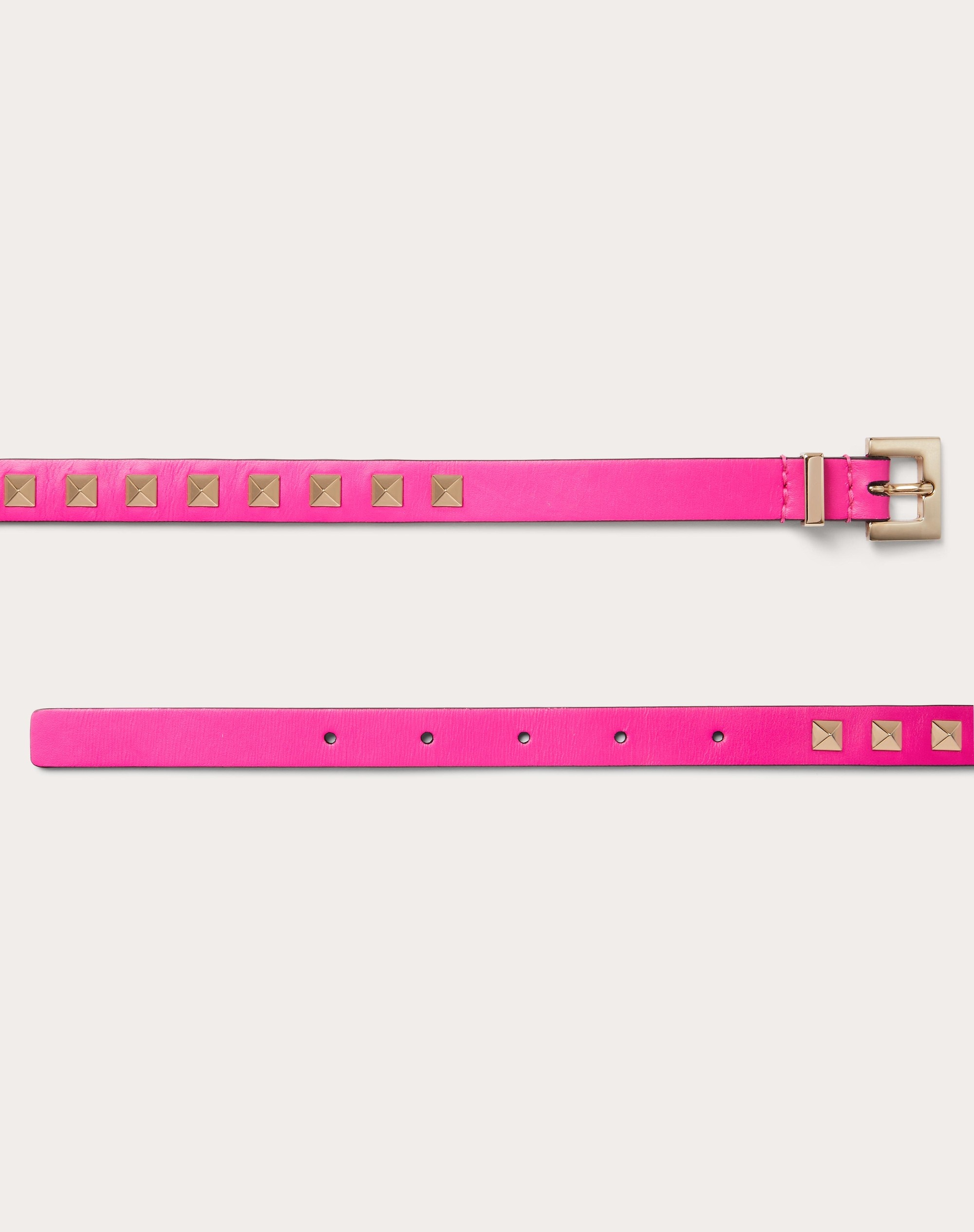 ROCKSTUD BELT IN SHINY CALFSKIN 15 MM - 3