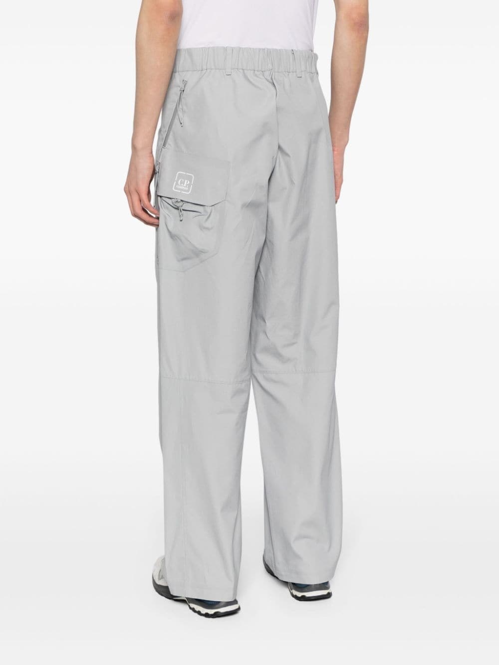 Metropolis Series belted cotton trousers - 4