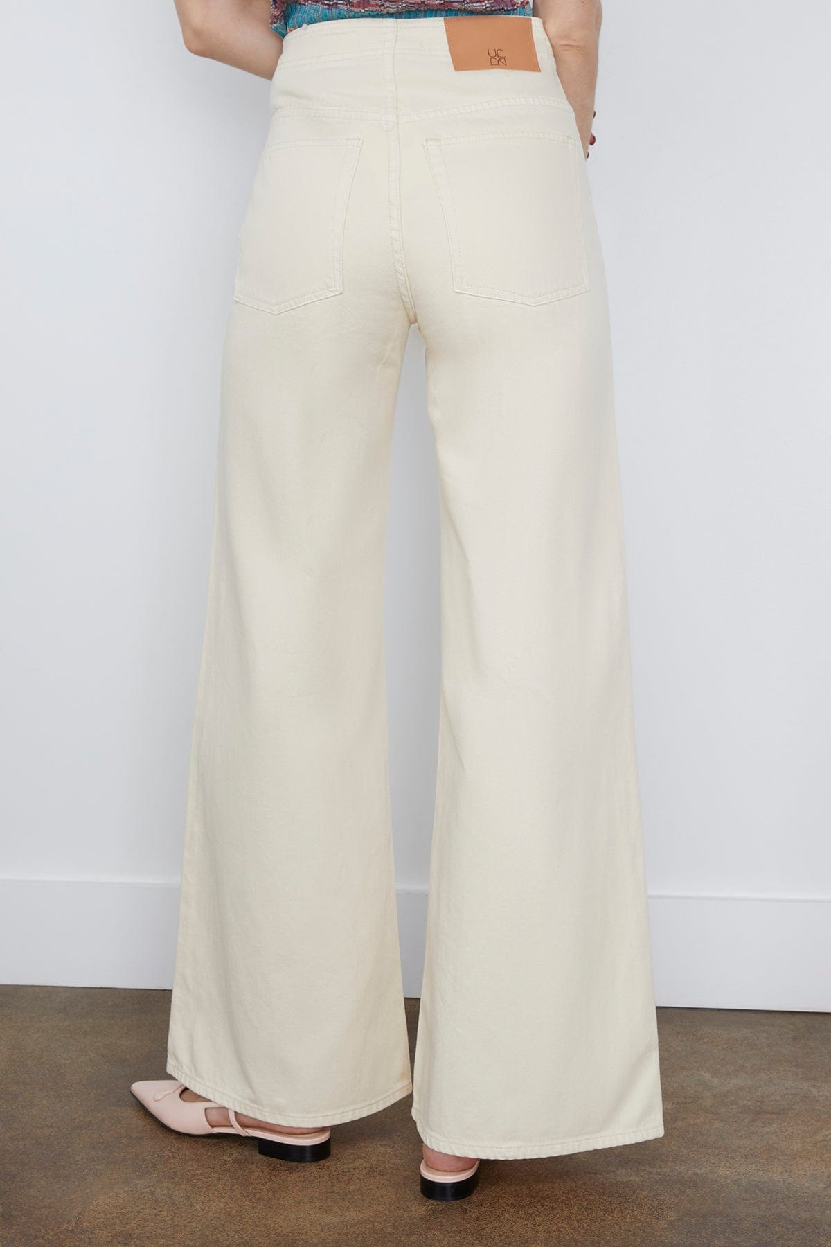 The Bianca Wide Leg Jean in Birch - 4