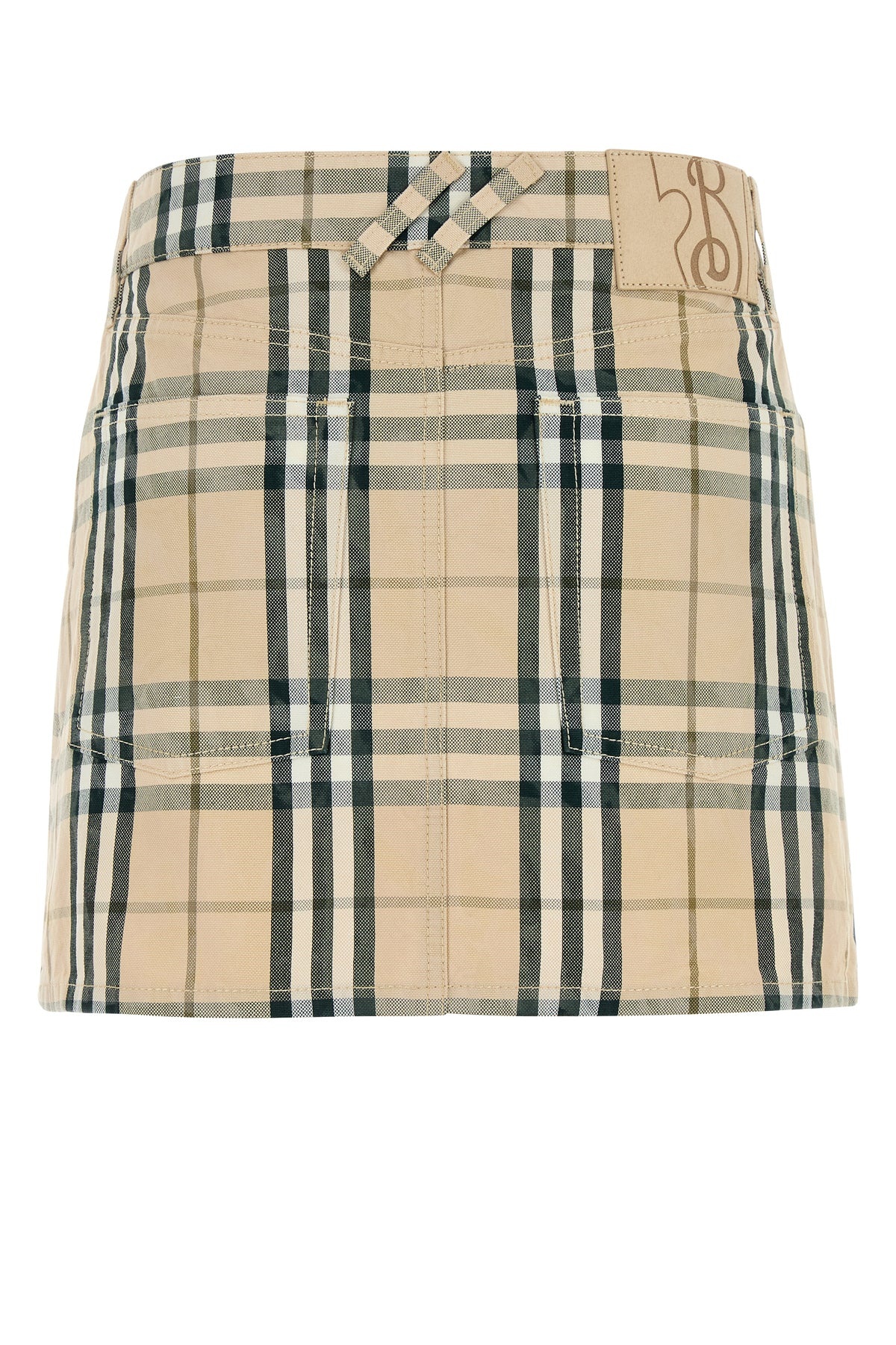Embroidered denim mini skirt - 2