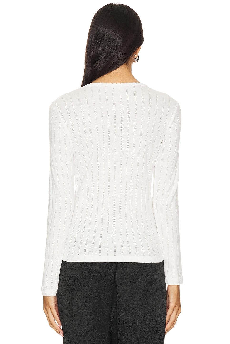 Pointelle Long Sleeve - 3