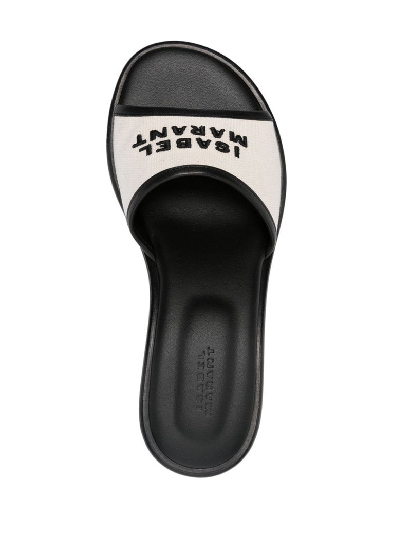 60mm logo-embroidered mules 4