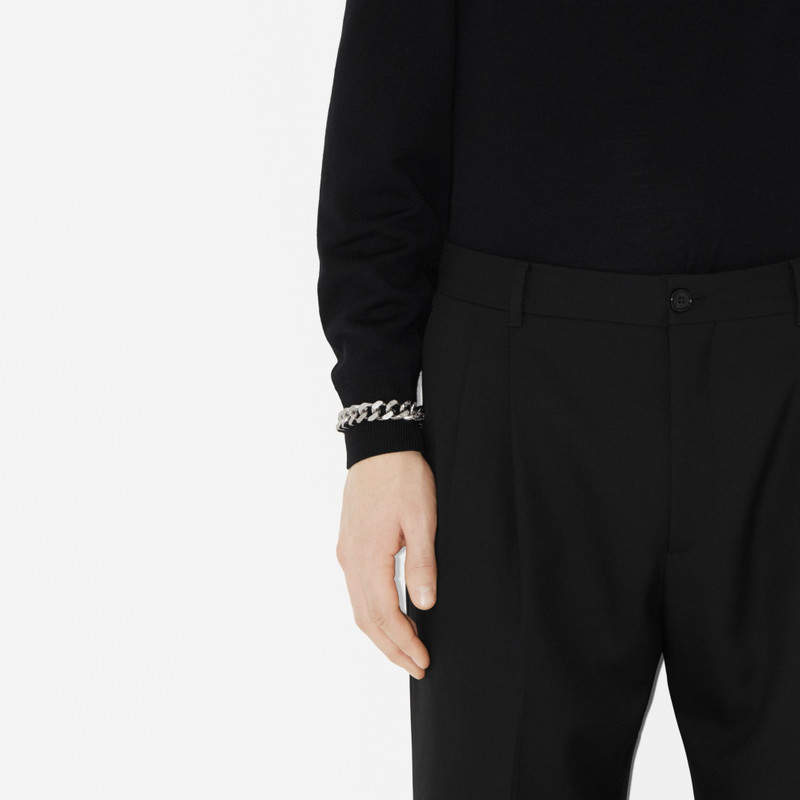 Burberry Monogram Motif Palladium-plated Chain-link Bracelet outlook