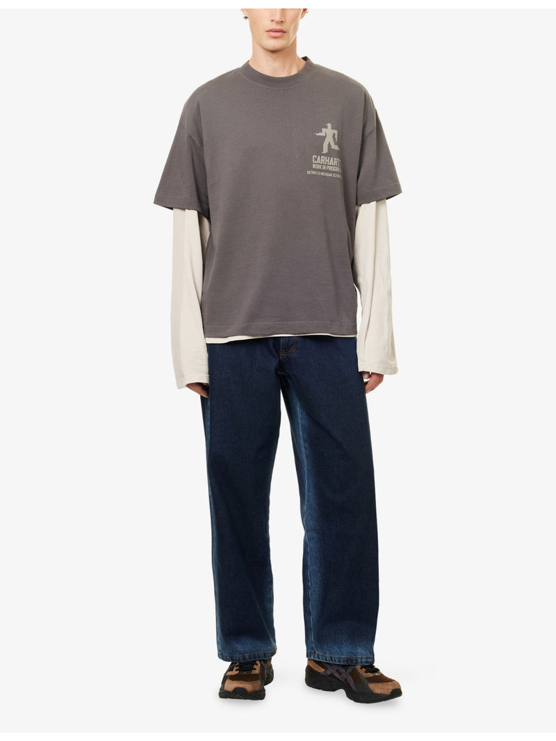 Carhartt Distance Printed Cotton-Jersey T-Shirt outlook