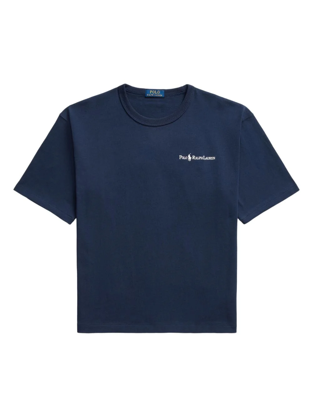 logo-embroidered T-shirt - 1