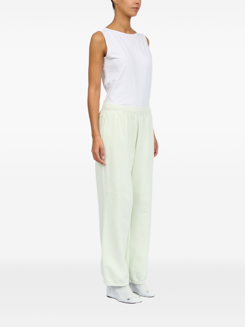Numbers-motif track pants - 3