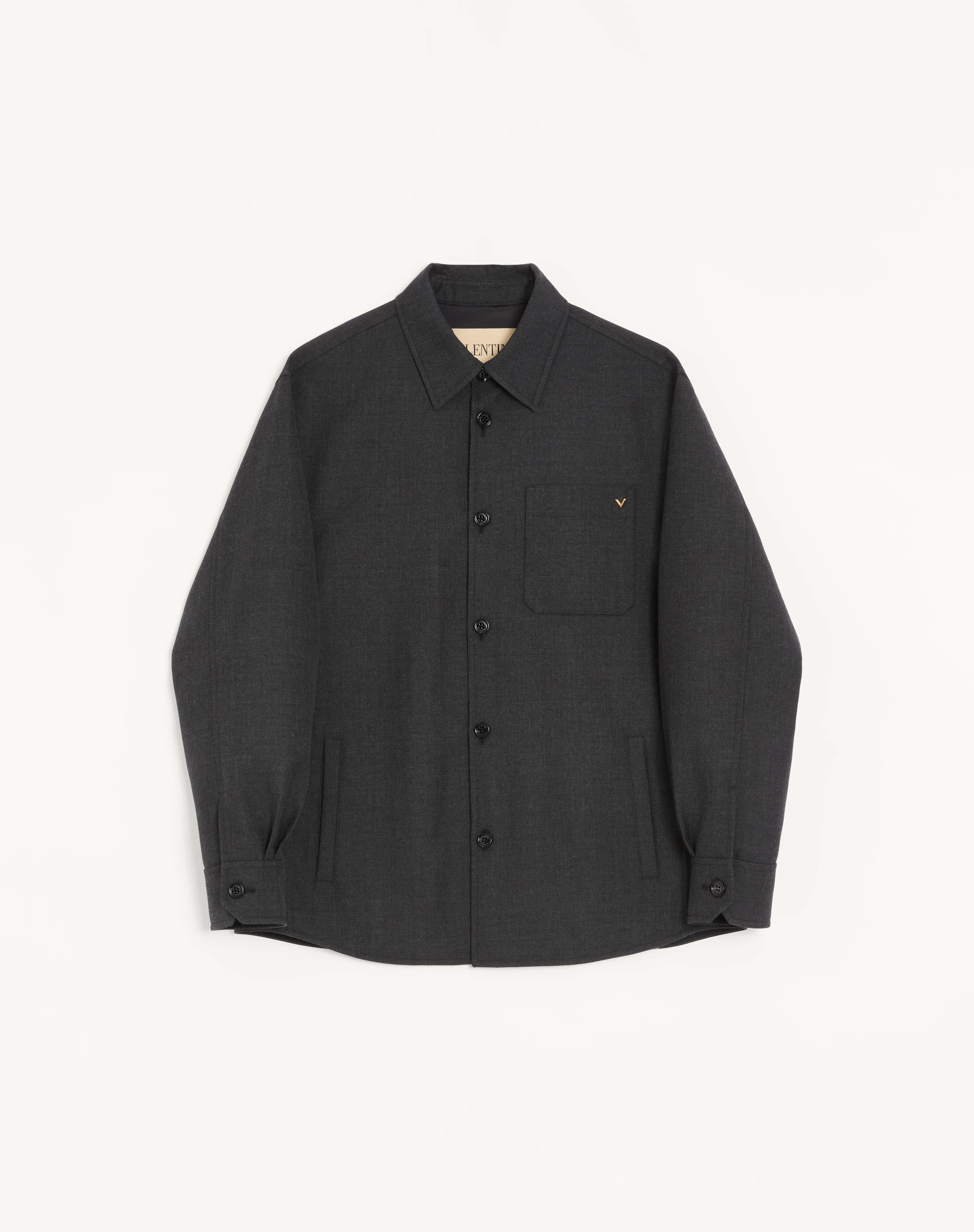VALENTINO SHIRT JACKET IN NYLON GABARDINE WITH VGOLD - 1