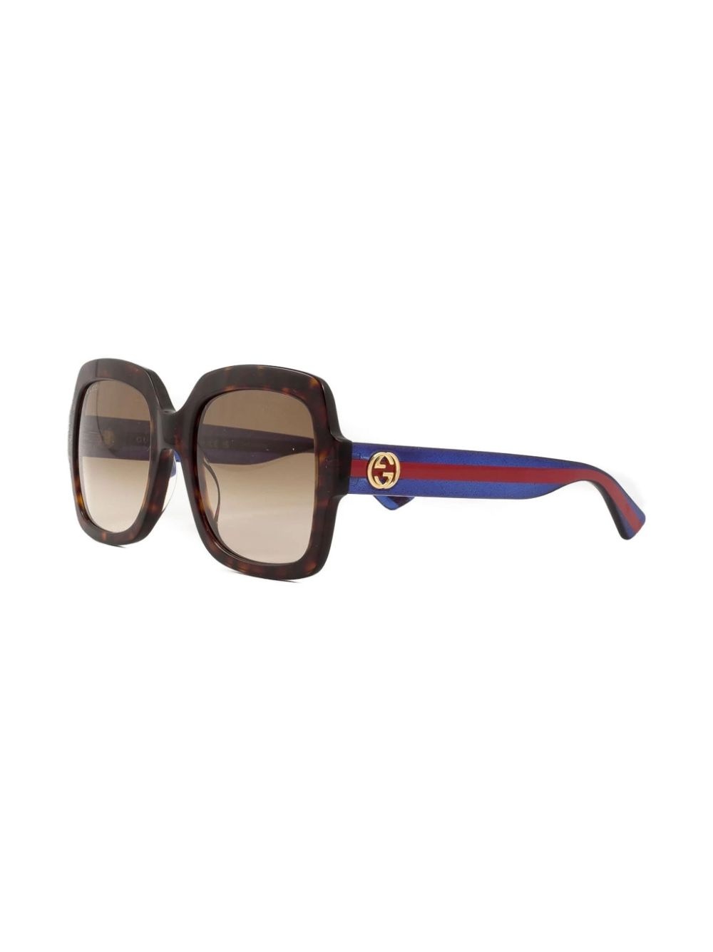 tortoiseshell square-frame sunglasses - 2