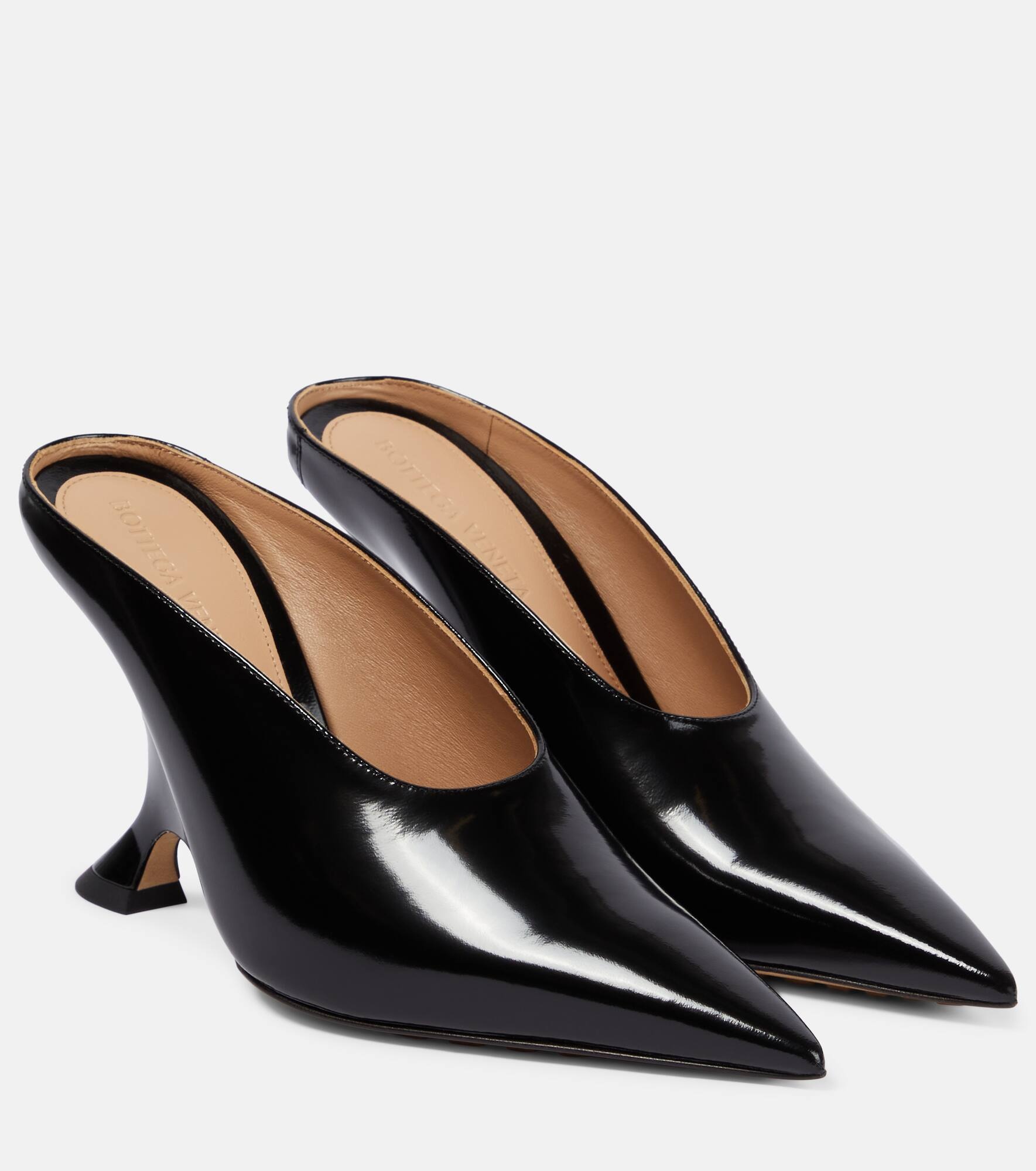 Rocket patent leather mules - 1