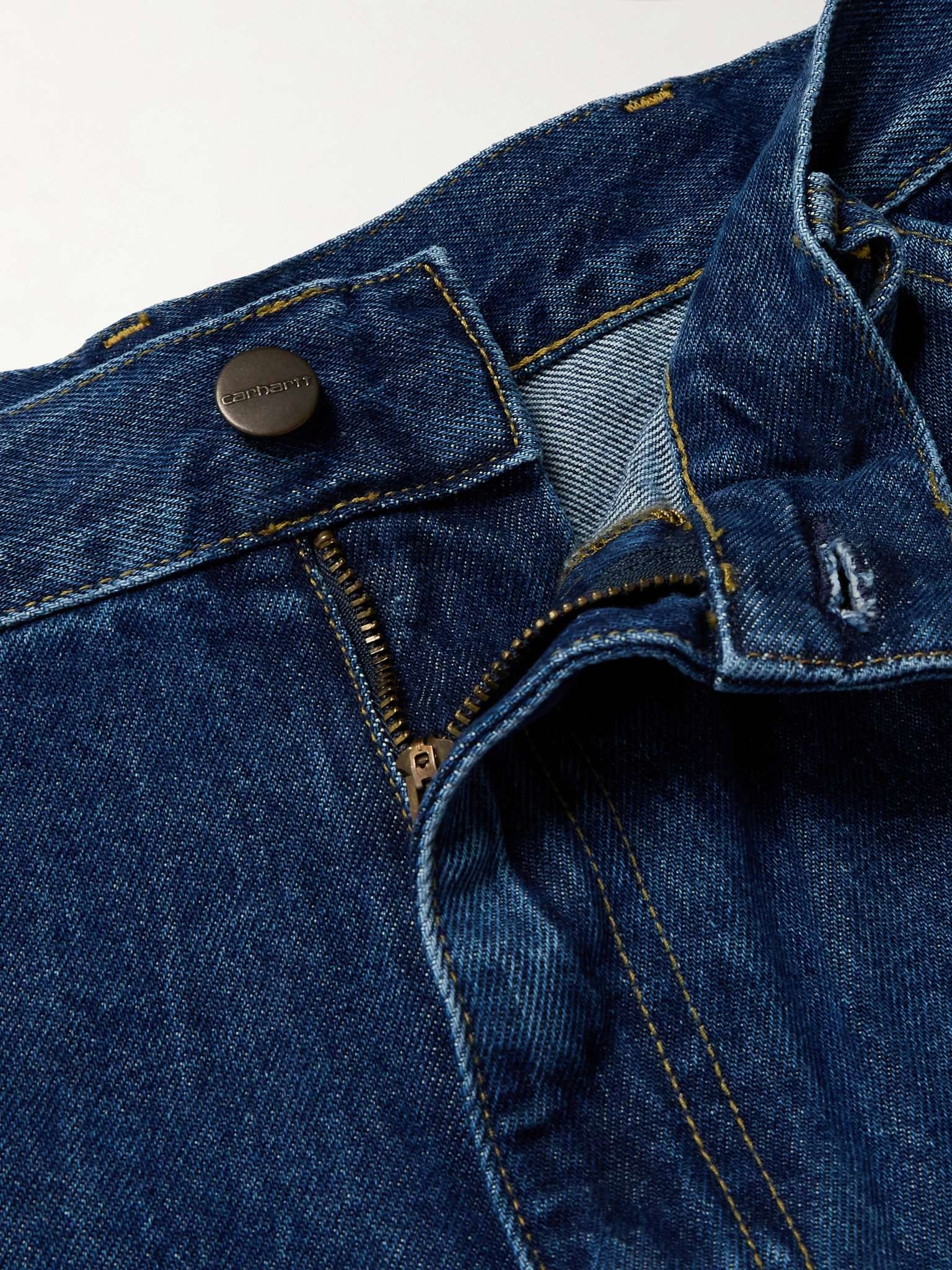 Single Knee Straight-Leg Jeans - 3