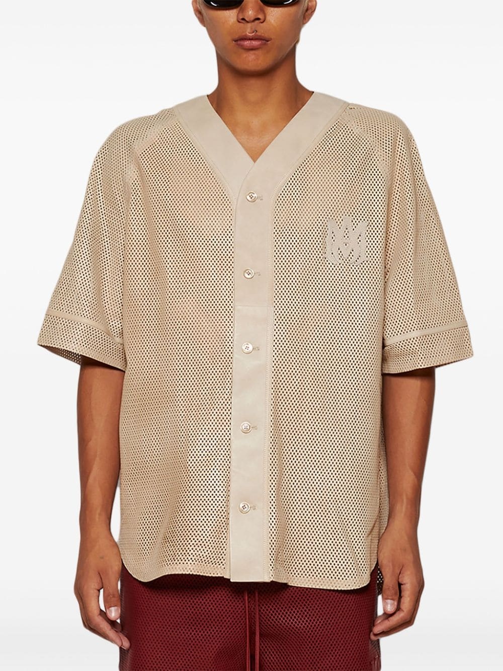 MA perforated leather shirt - 3