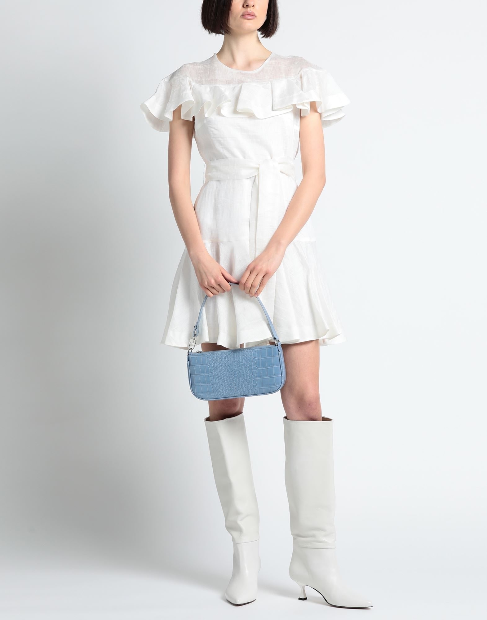 Off white Women's Pleated Dress - 3