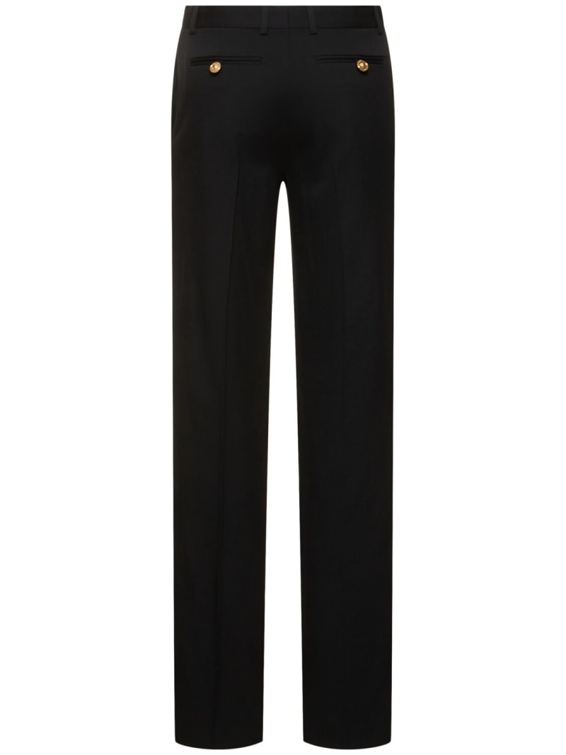 Informal stretch wool pants - 3