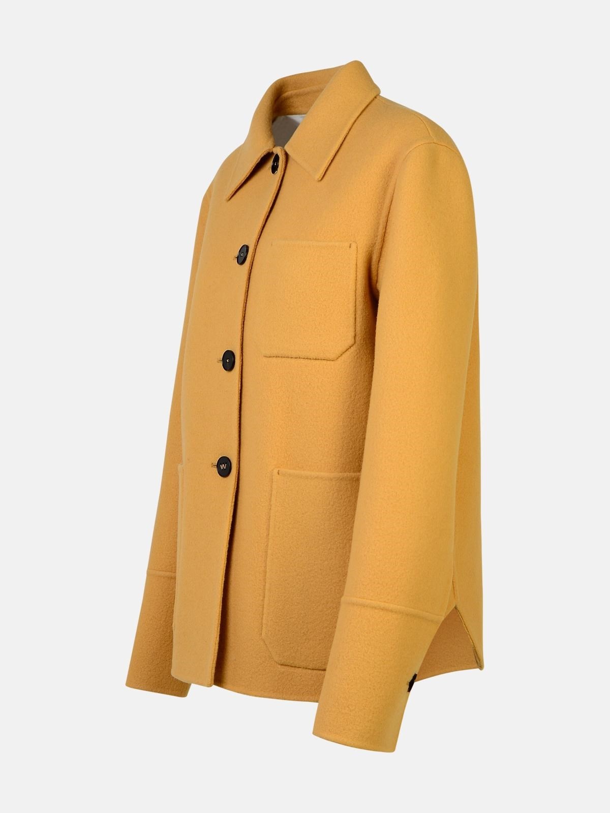 BEIGE VIRGIN WOOL JACKET - 2
