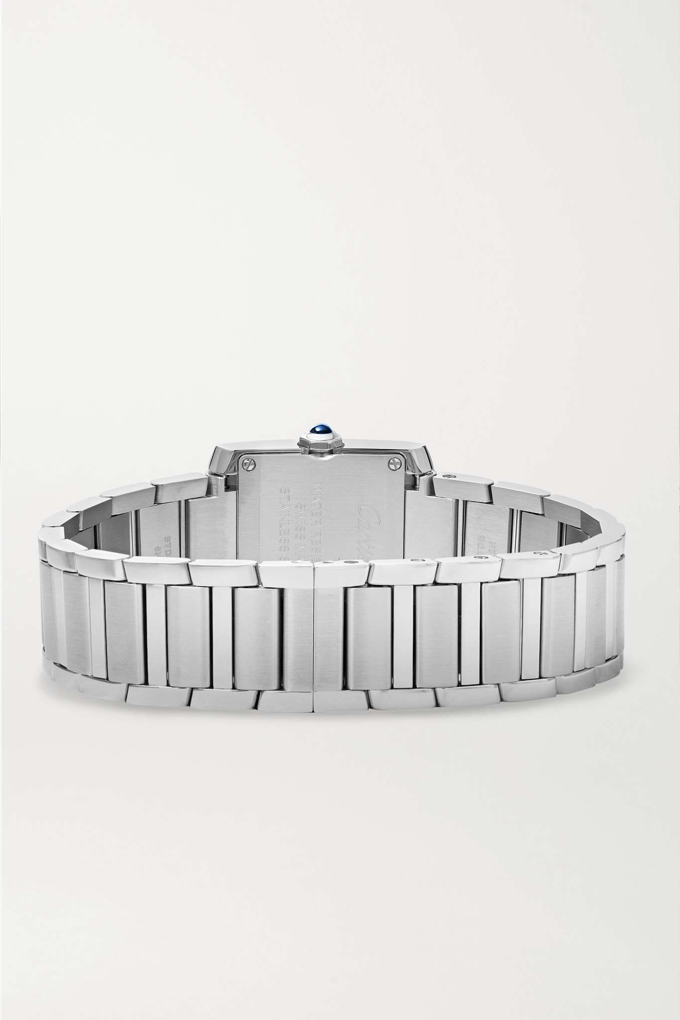 Tank Française 25mm small stainless steel diamond watch - 6