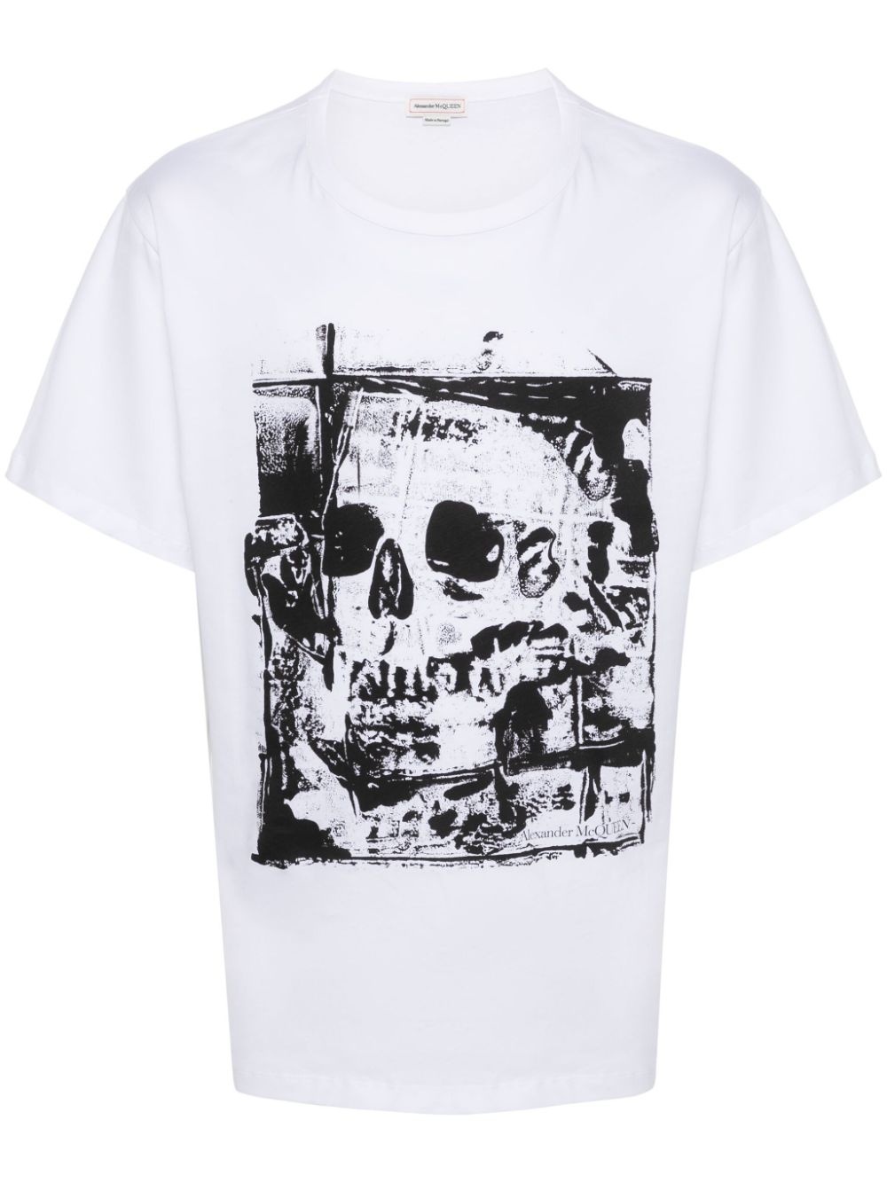 skull-print T-shirt - 1