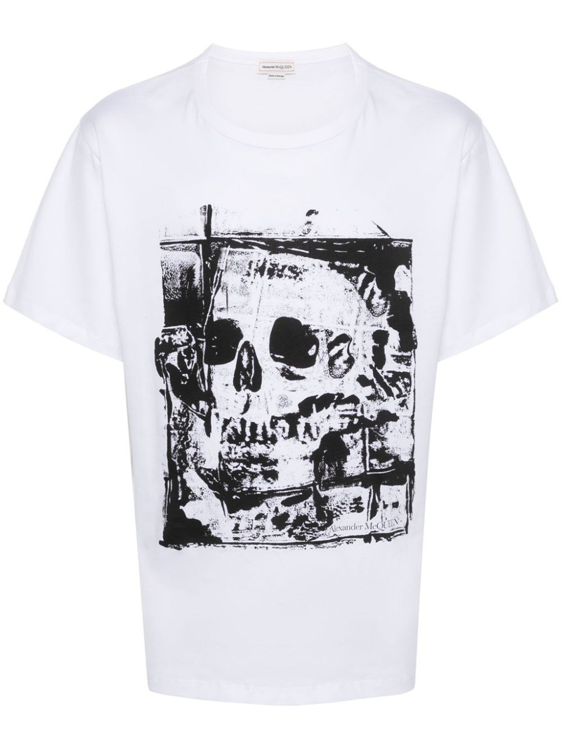 skull-print T-shirt 1