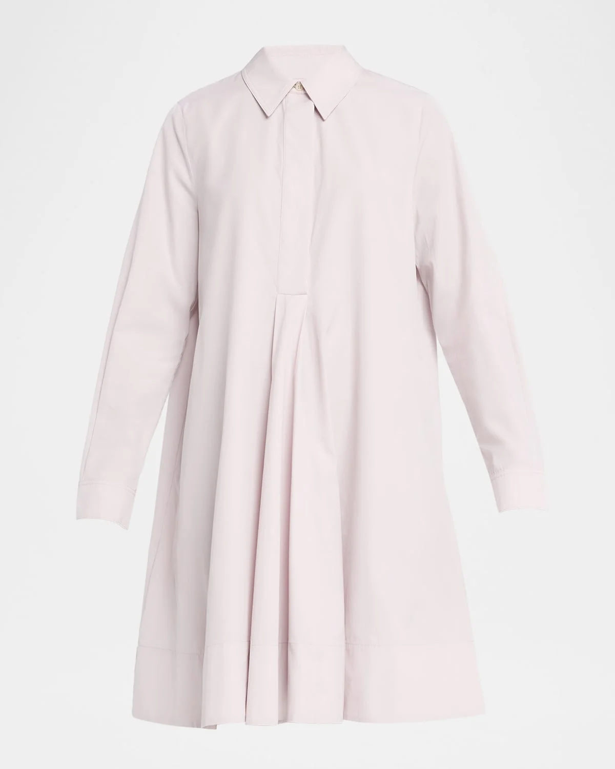 tton Twill A-Line Shirtdress - 1