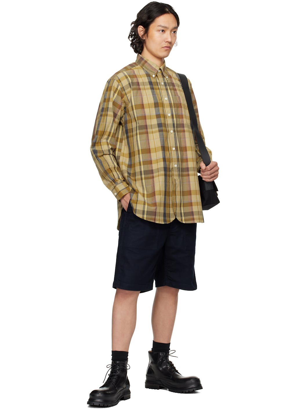 Navy Fatigue Shorts - 4