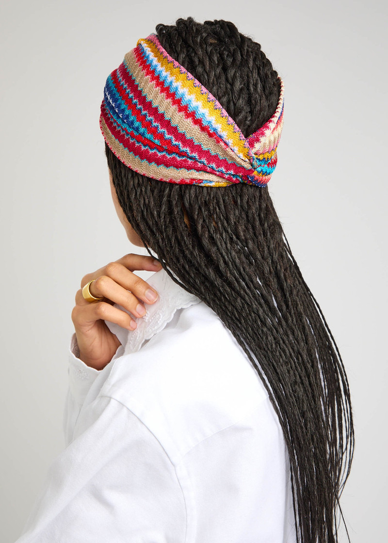 Missoni Missoni Zigzag-intarsia Knitted Headband outlook