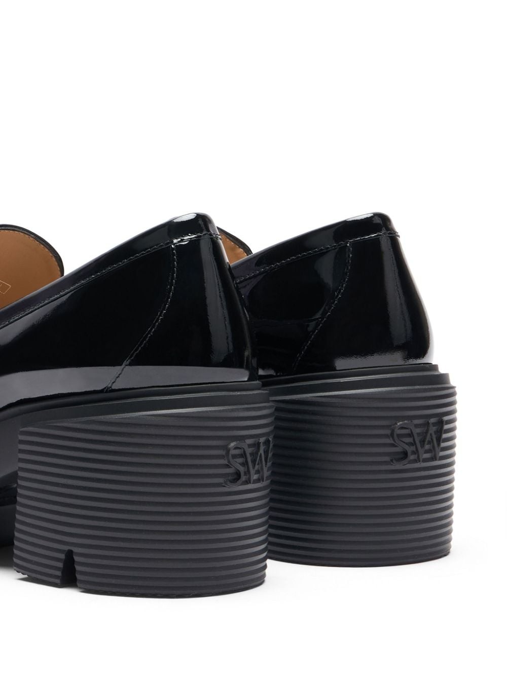 60mm leather loafers - 5