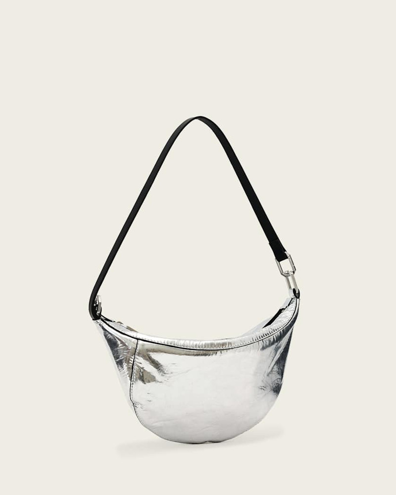 LUNA METALLIC LEATHER SHOULDER BAG 8