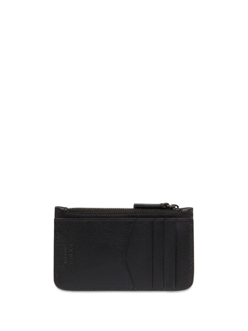 LANCEL logo-stamp leather card holder outlook