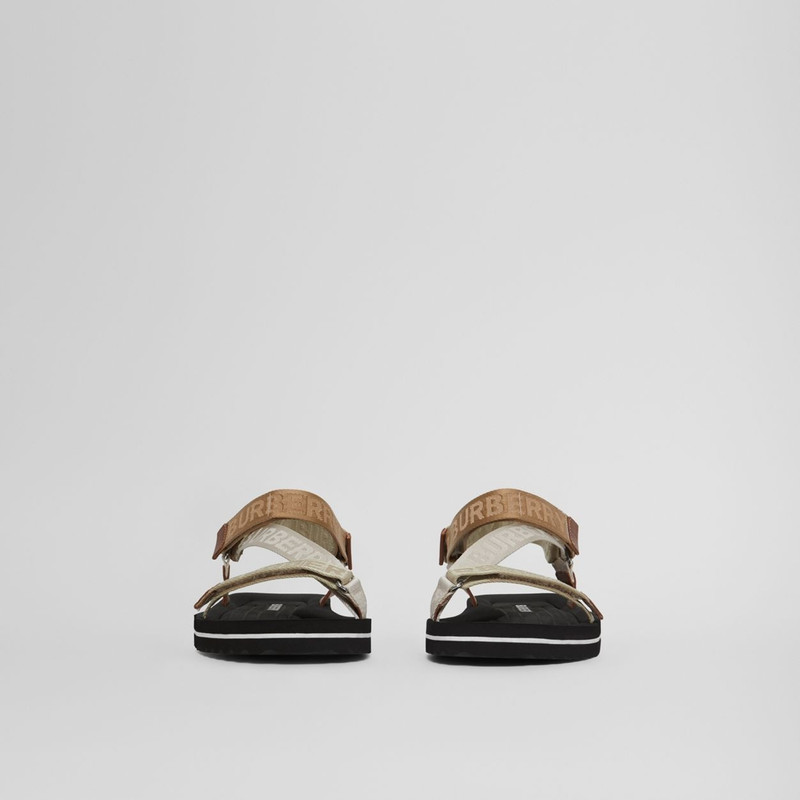 Logo Jacquard Sandals 5