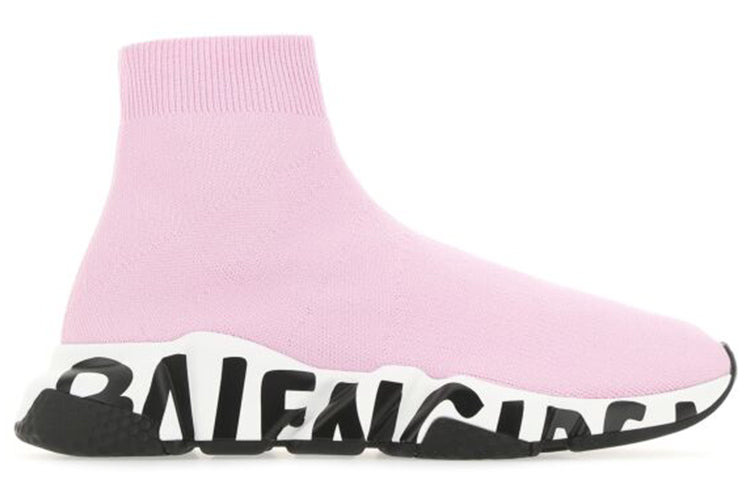(WMNS) Balenciaga Speed Trainer 'Midsole Graffiti - Light Pink' 605942W2DB75691 - 2
