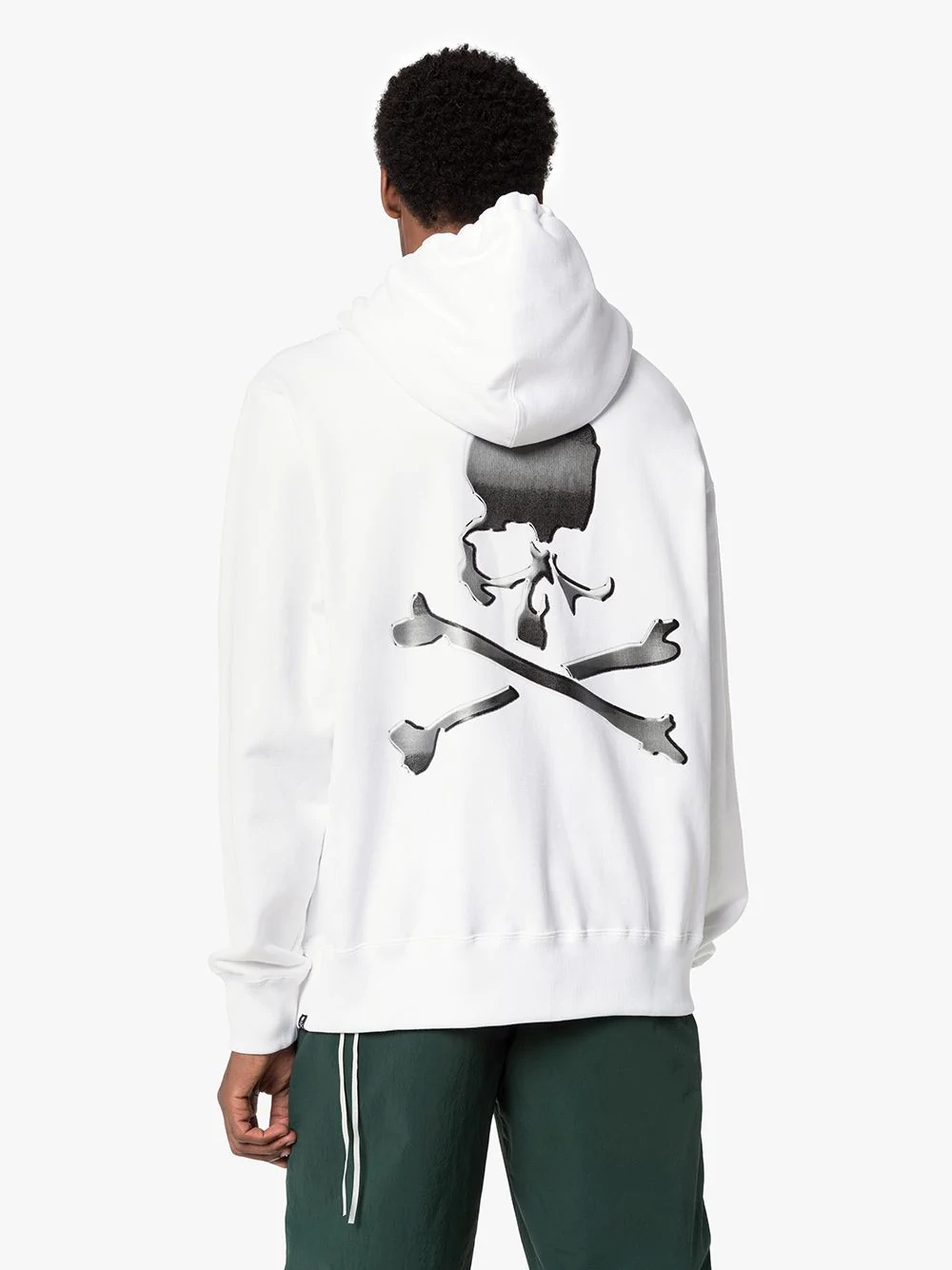 skull logo-print hoodie - 3