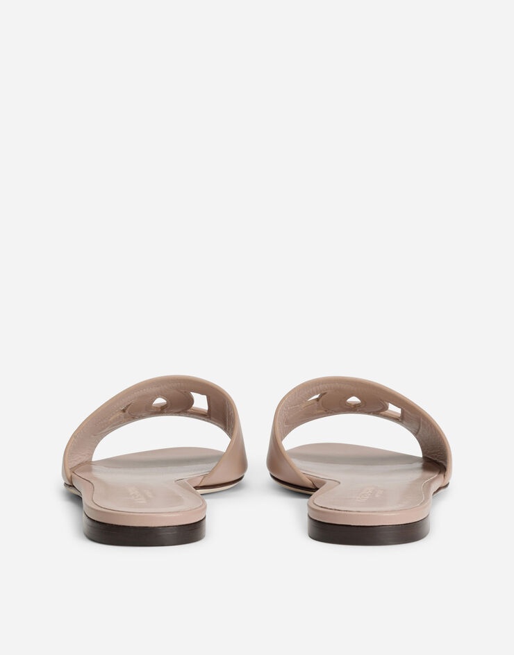 Calfskin sliders with DG logo - 3