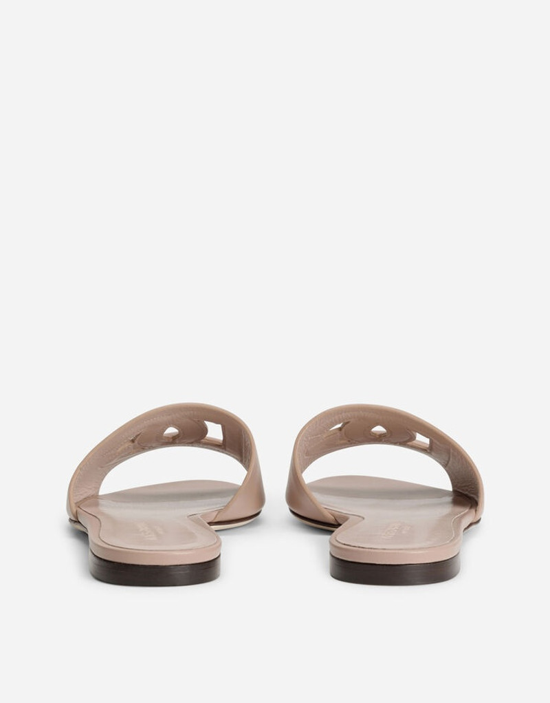Dolce & Gabbana Calfskin sliders with DG logo outlook