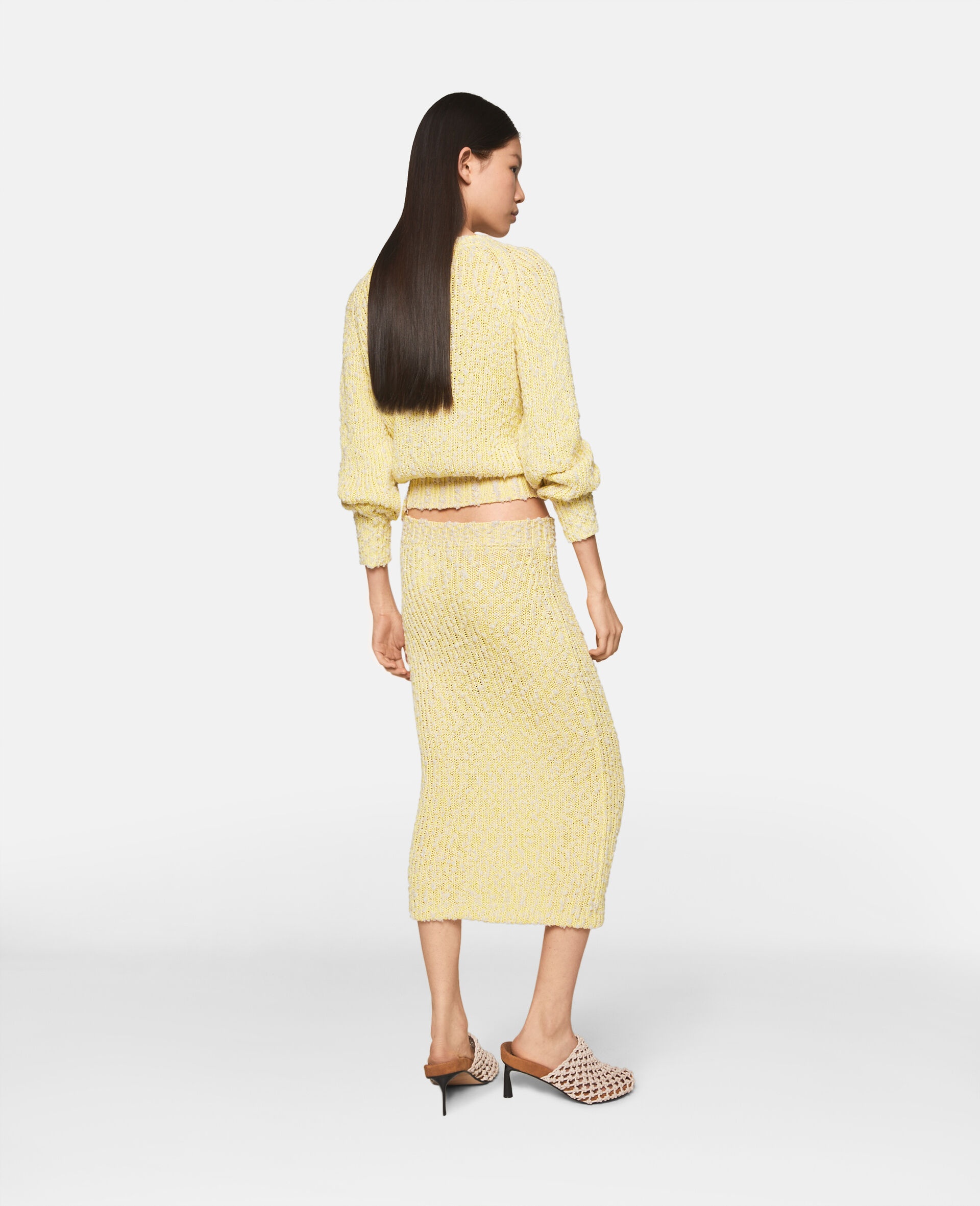 Textured Cotton Knit Crewneck Jumper - 3