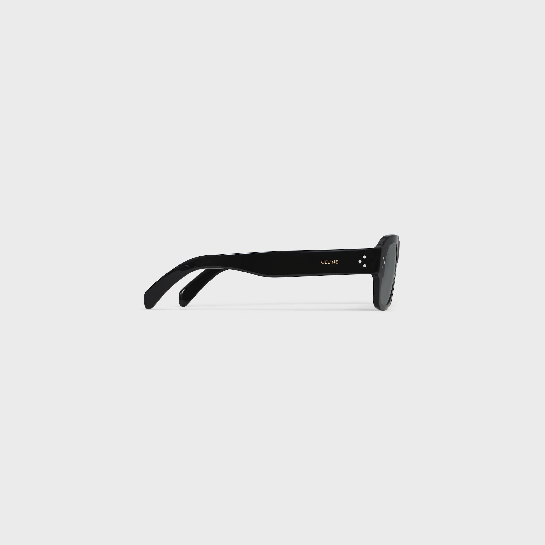 Black Frame 61 sunglasses in Acetate - 3