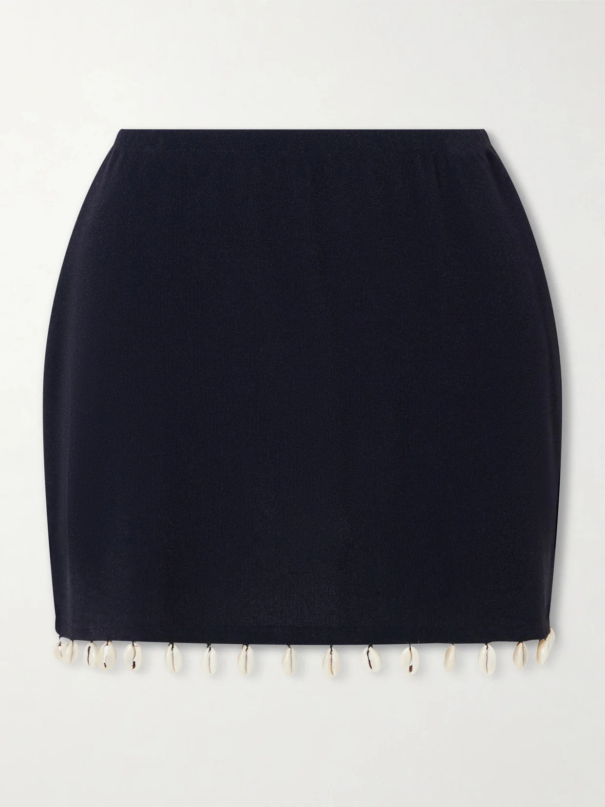 Embellished Jersey Mini Skirt - 1