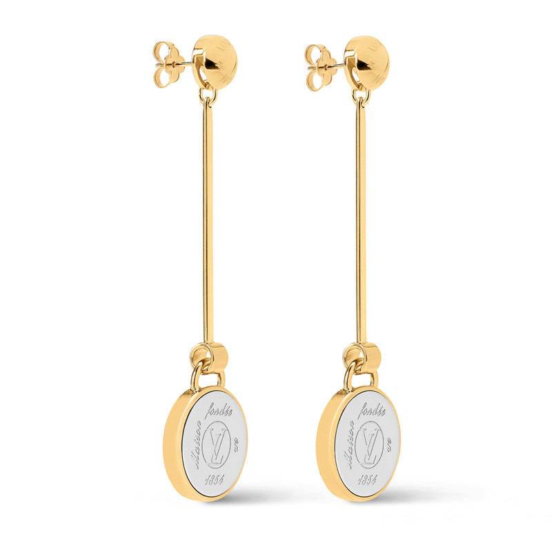 LV Signet Earrings 2