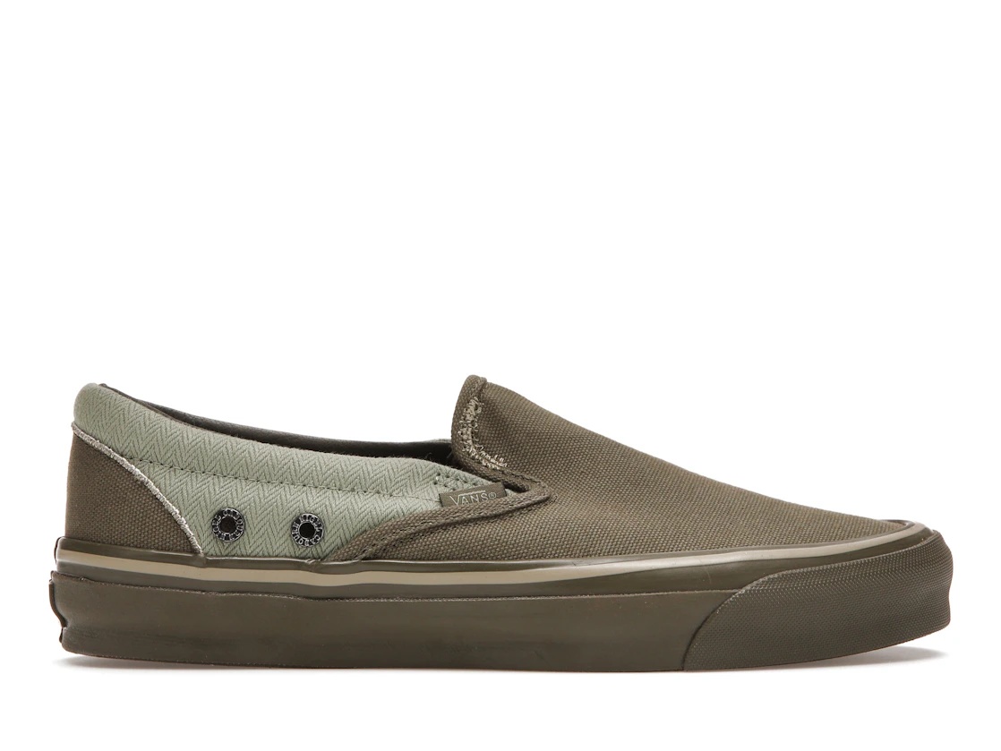 Vans Vault UA OG Classic Slip-On LX Nigel Cabourn Army Mix - 1