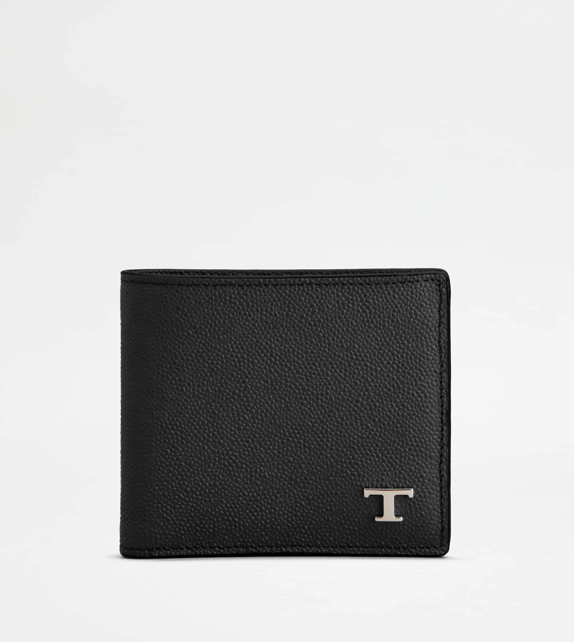 WALLET IN LEATHER - BLACK - 1