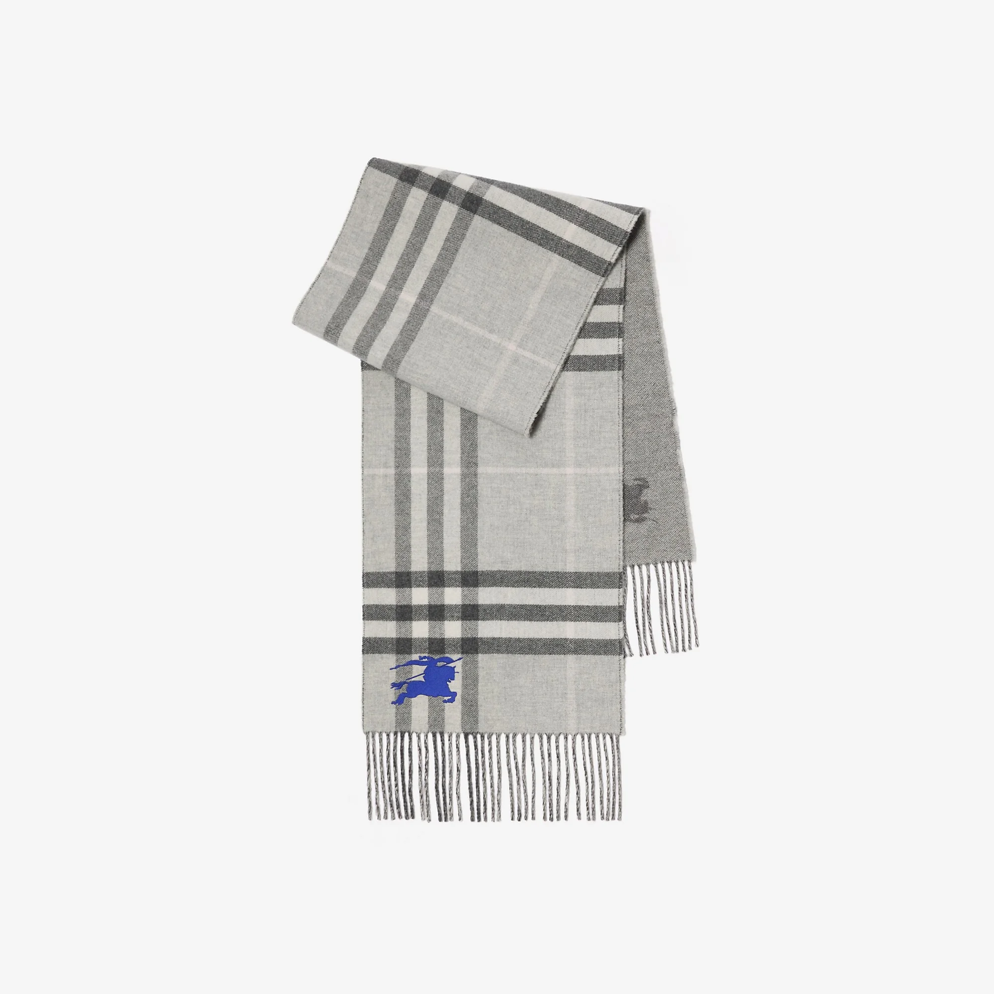 Reversible EKD Check Cashmere Scarf - 1