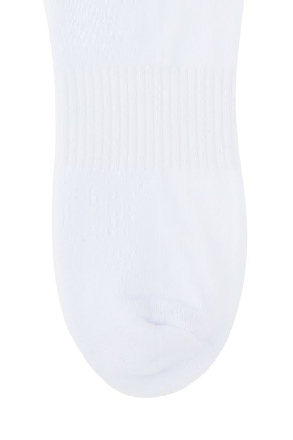 White stretch cotton blend socks - 2