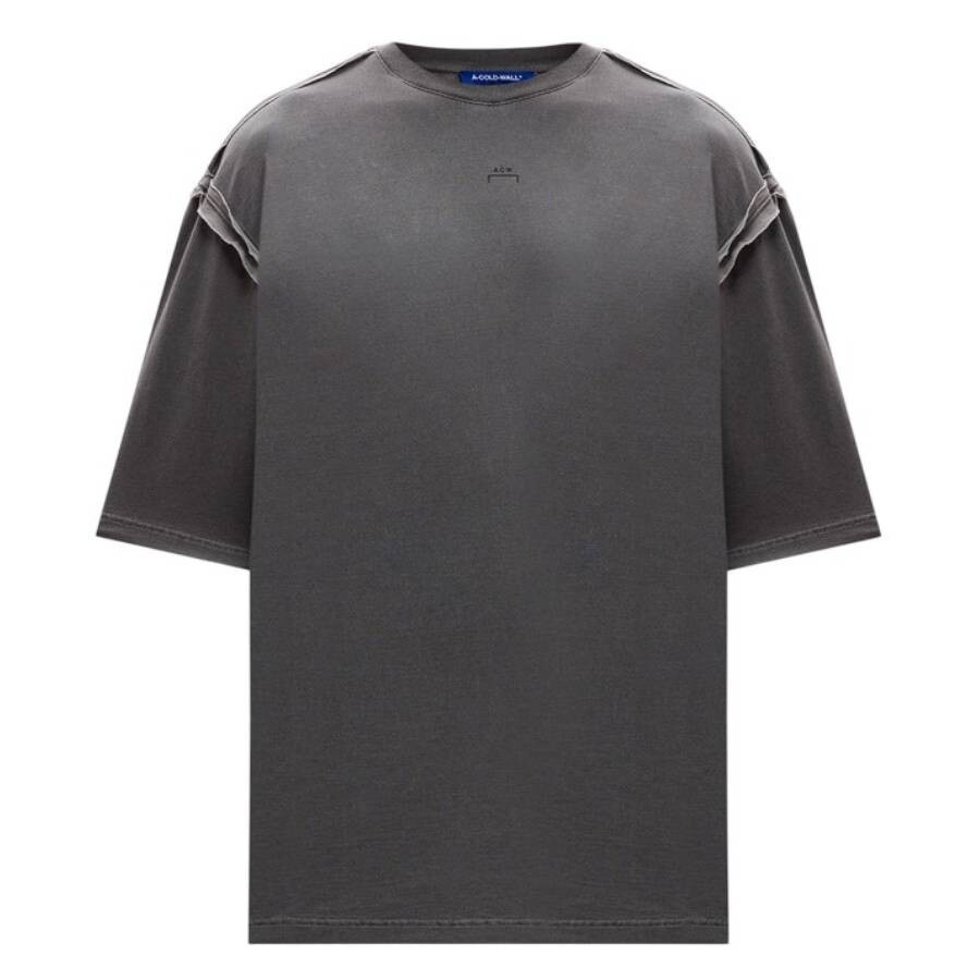 A Cold Wall Men's Black Facade Cotton T-Shirt - 5