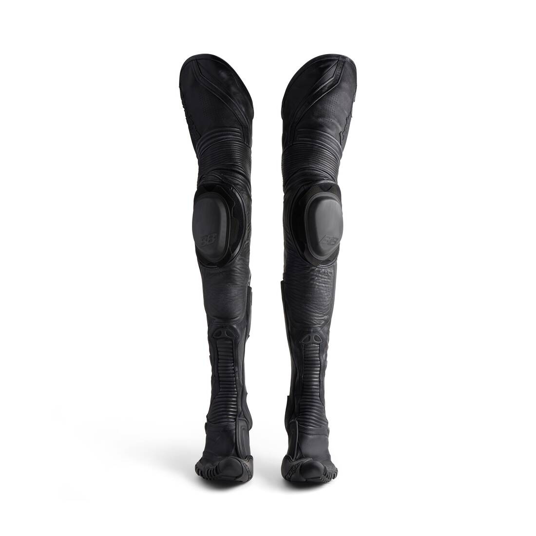 Women's Biker 90mm Over-the-knee Boot in Black - 3