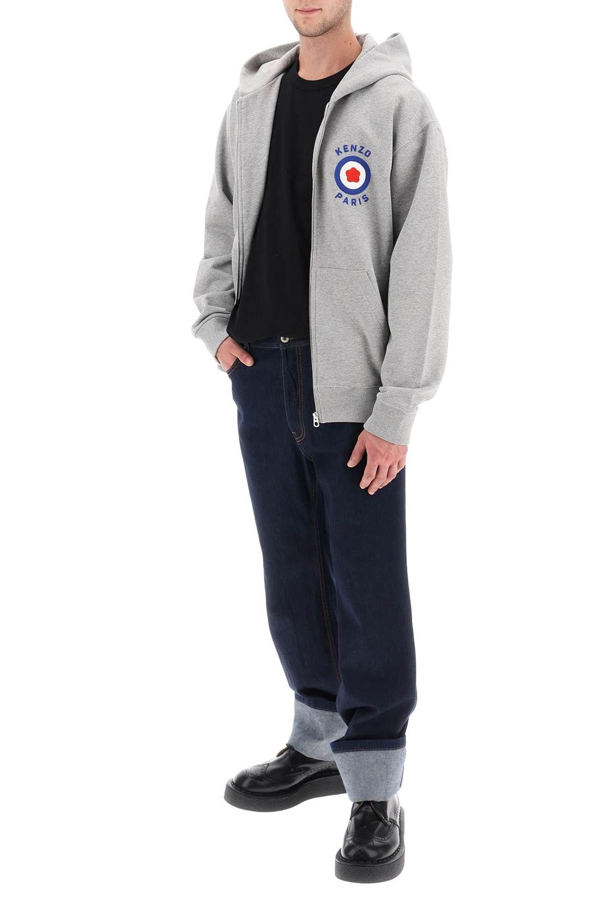 パーカー・フーディ Kenzo Target Sweatshirt Kenzo - Kenzo Target Zipped Hooded Sweatshirt | HBX