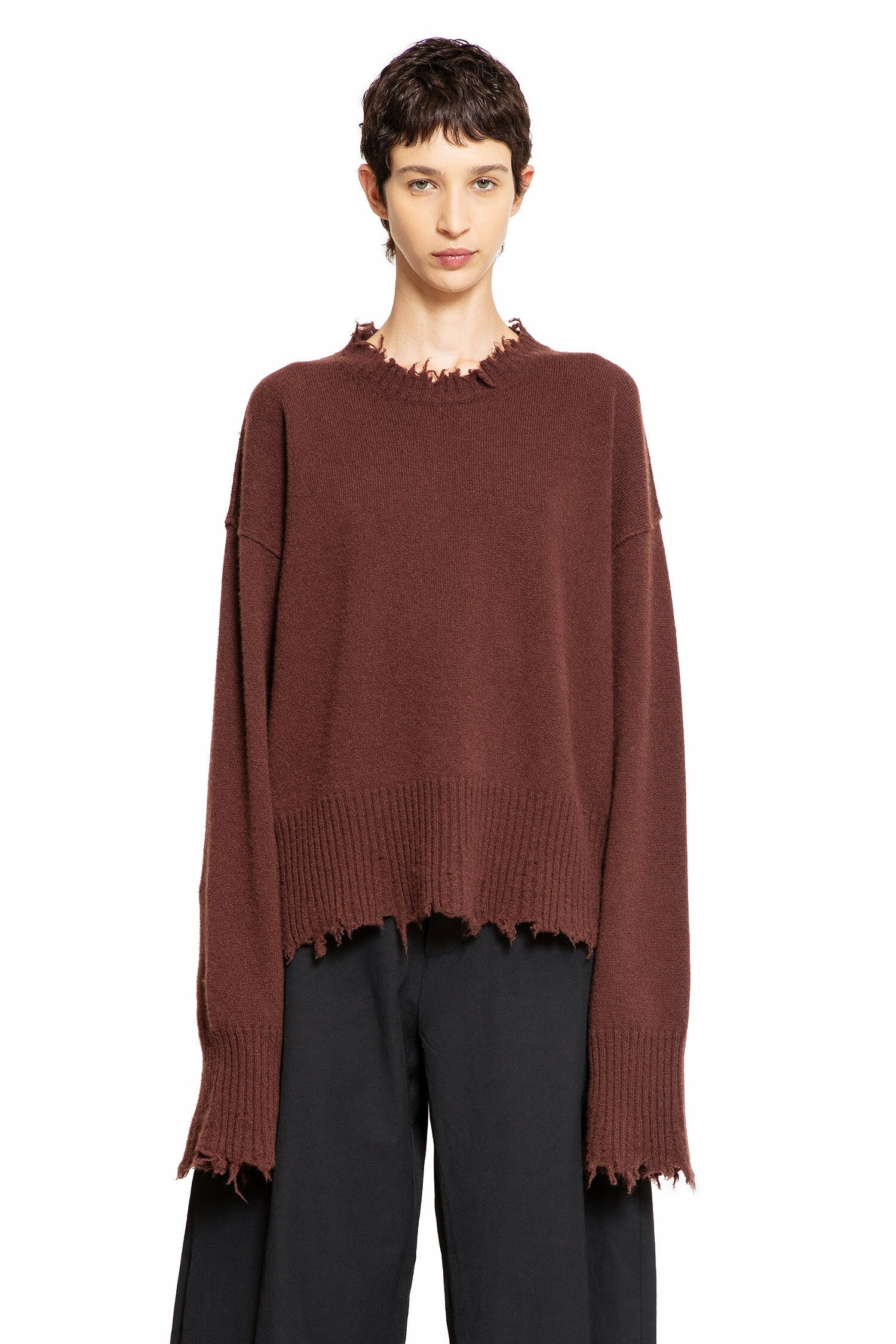 Frayed-Cashmere-Sweater - 1