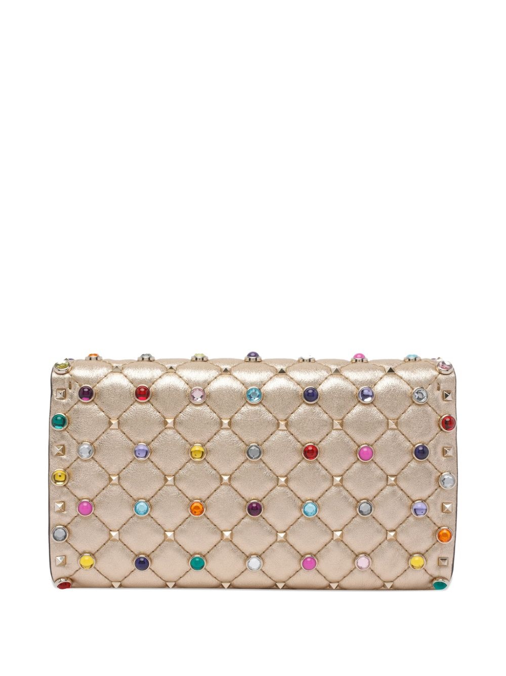 Rockstud Spike jewel-embellished pochette - 2