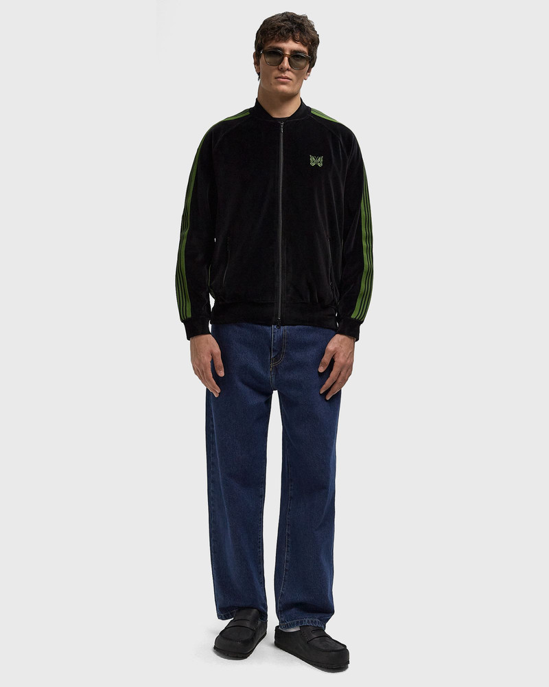 NEEDLES Rib Collar Track Jacket - C/PE Velour outlook