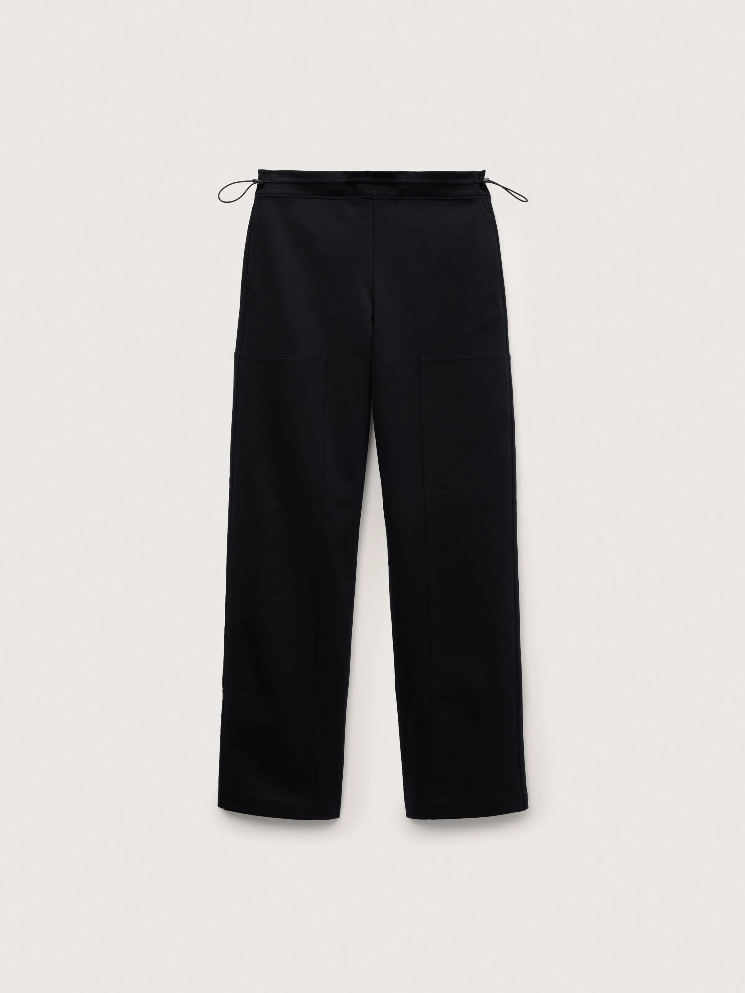 Womens Heavyweight Interlock Trousers - Black - 1
