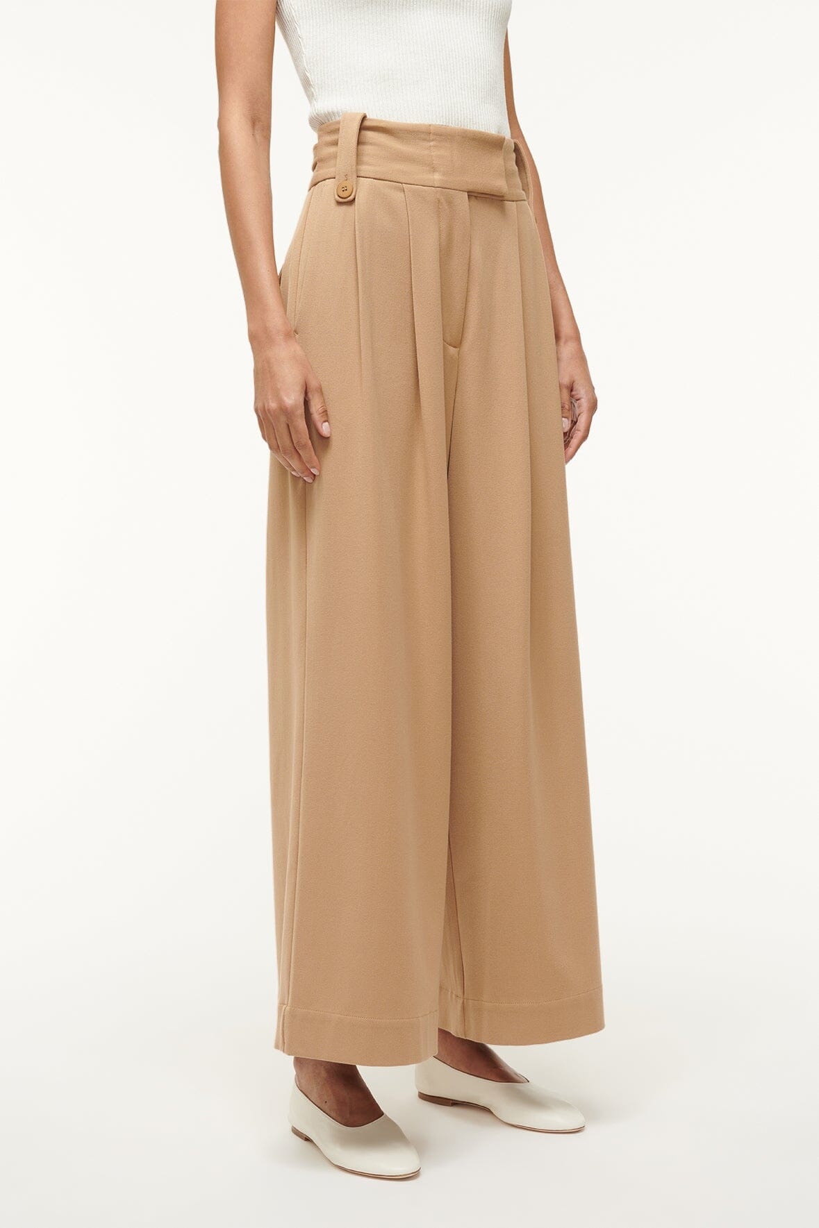 STAUD RUTH PANT CAMEL - 4